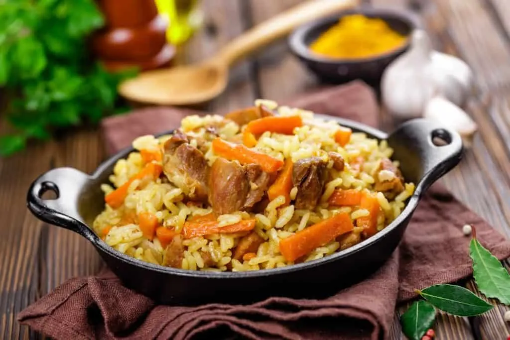 Tanzanian pilaf rice dish showcasing the country's rich food culture