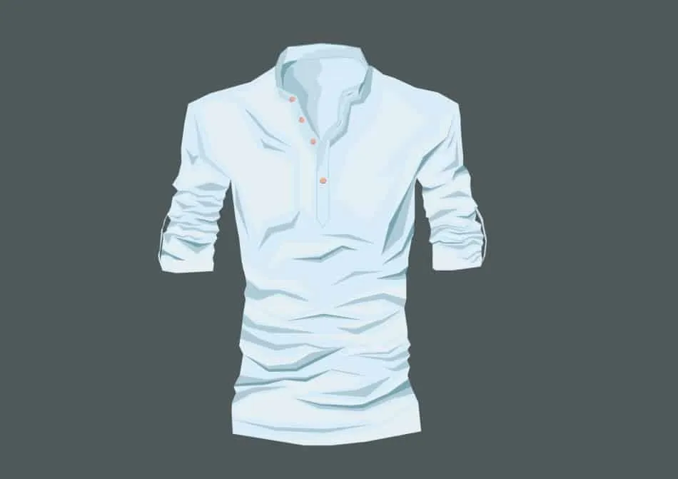 White shirt that is difficult to keep clean due to the red dust on African safari game drives